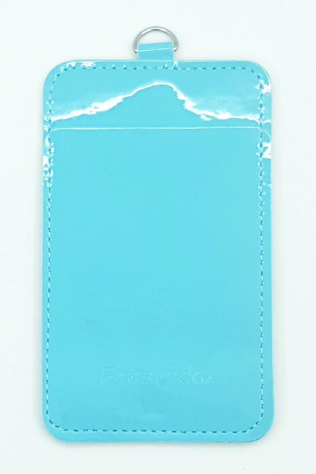 Baby Blue Glossy  Deluxe Card Portrait 