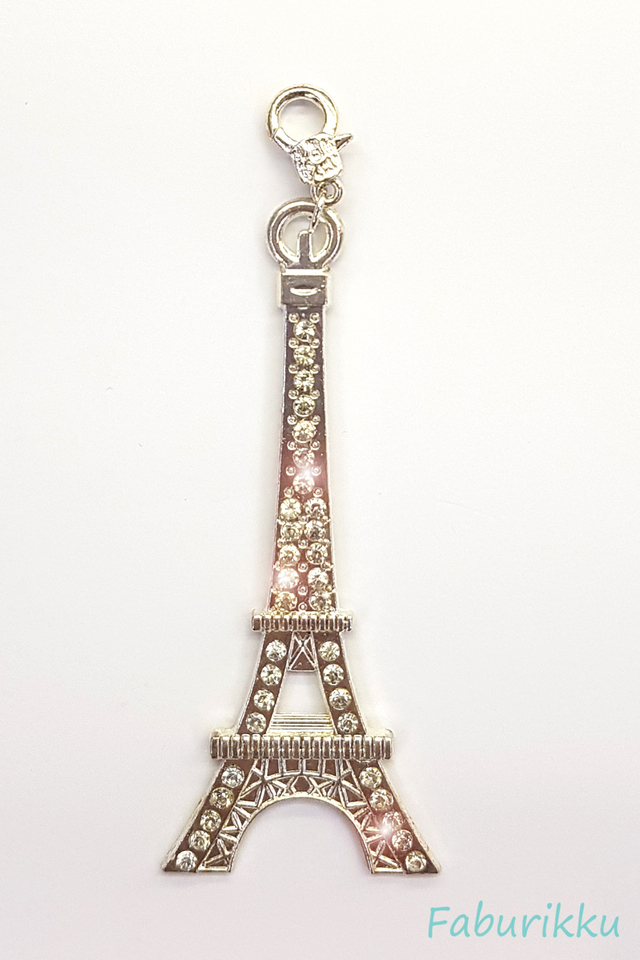 Eiffel Tower Silver Charm