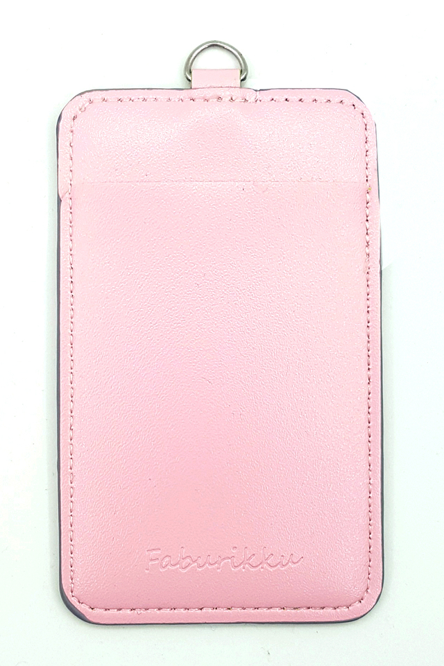 Light Pink Slim PU Deluxe Card Portrait 