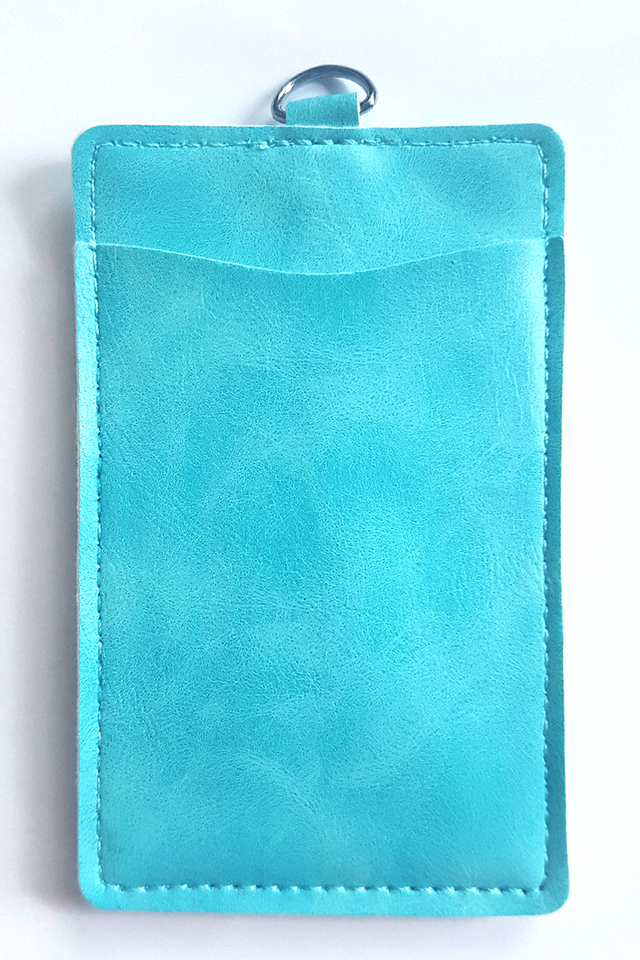 Puffy Deluxe Cardholder Blue